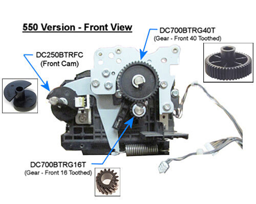 Комплект шестерней узла 2-го переноса (5шт) / 2BTR Drive Gear Set