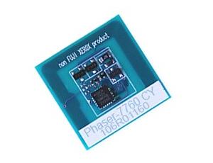 Чип тонера Голубой (Cyan)  для 106R01160 DMO  для Xerox Phaser 7760