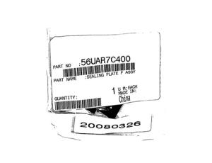 56UAR7C400, Пластина Konica Minolta pro 1050 (ОРИГИНАЛЬНЫЙ)