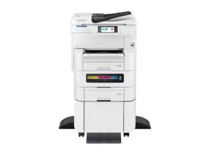 Цветное МФУ Epson WorkForce Pro EM-C8101RDWF (C11CL32402) в комплекте с: лоток подачи бумаги 500 листов (C12C932611) + тумба (7112434).