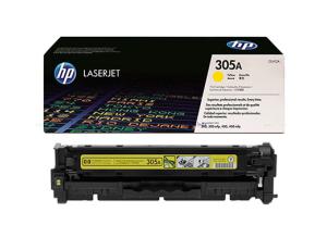 CE412A / CE412AC (305A) Тонер-картридж для HP Color LaserJet M351 / M375 / M451 / M475 / Color M451, Yellow (ОРИГИНАЛЬНЫЙ)