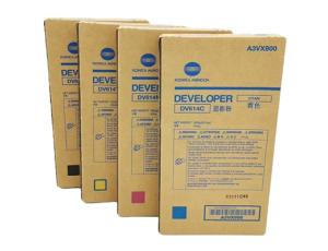 DV-614, Комплект девелопера CMYK для KonicaMinolta bizhub Pro C1060 / C1070 (ОРИГИНАЛЬНЫЙ)