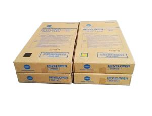 DV-616, Комплект девелопера CMYK для Konica Minolta bizhub C1085 / С1100 / С6100 / С6085, (ОРИГИНАЛЬНЫЙ)