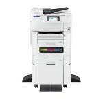 Цветное МФУ Epson WorkForce Pro EM-C8101RDWF (C11CL32402) в комплекте с: лоток подачи бумаги 500 листов (C12C932611) + тумба (7112434) + КОМПЛЕКТ КАРТРИДЖЕЙ