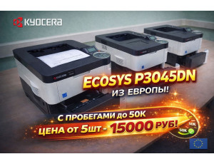 Принтер Kyocera Ecosys P3045DN 1102T93NL0, P3055DN 1102T73NL0 (из Европы, аналоги P3145dn 1102TT3NL0, P3155dn 1102TR3NL0)