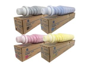 TN-619 (ЕВРОПА), Комплект тонер-картриджей CMYK для KonicaMinolta bizhub Pro C1060 / C1070 (ОРИГИНАЛЬНЫЙ)
