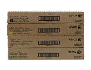 Комплект тонер-картриджей CMYK Xerox Versant V80, V180, V280, Metered / Sold (требуется чип) (ОРИГИНАЛЬНЫЙ)